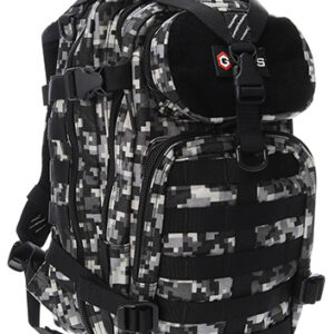 GPS Bags T1611BOBGD Tactical Bugout Bag Backpack Gray Digital 600D Polyester 2 Handguns