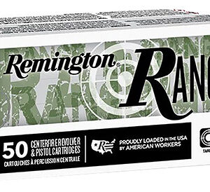 Remington Ammunition R27781 Range  40 S&W 180 gr Full Metal Jacket 50 Per Box/ 20 Case
