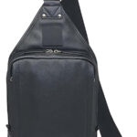 155843 Gun Tote'n Mamas/Kingport GTM108BK Sling Backpack Black Leather Includes Standard Holster