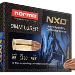 156167 Norma Ammunition 611140020 Self Defense NXD 9mm Luger 65 gr Injection Molded Copper Projectile 20 Per Box/ 10 Case