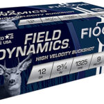 157171 Fiocchi 12HV9P Field Dynamics 12 Gauge 2.75" 9 Pellets 00 Buck Shot 10 Per Box/ 25 Case