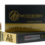 158525 Weatherby M65PRC124HCB Select Plus 6.5 PRC 124 gr Hammer Custom 20 Per Box/ 10 Case