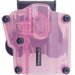 158652 Bulldog MX006 Max Multi Fit OWB Transparent Pink Polymer Paddle Mount