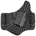 158973 Galco KA212B KingTuk Air IWB Black Kydex/Leather Fits 1911 5", UniClip/Stealth Clip, Right Hand