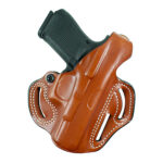 159204 DeSantis Gunhide 001TA0TZ0 Thumb Break Scabbard OWB Tan Leather Belt Slide Fits Springfield Hellcat RDP Right Hand