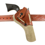 159244 DeSantis Gunhide 189NJ5XZ0 Wild Hog OWB Natural Leather Belt Fits Ruger Wrangler 7 1/2" Ambidextrous