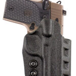 159284 DeSantis Gunhide D94KAB6Z0 Cazzuto OWB Black Kydex Paddle Fits Glock 19/19 Gen 5/19X/23/32/45 Right Hand