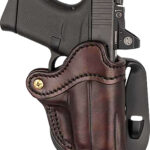 161541 1791 Gunleather ORPDHCSBRR Optics Ready Paddle Holster C OWB Signature Brown Leather Fits 2.50-3" Barrel Right Hand