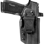 161553 1791 Gunleather TACIWBP365XMBLKR Tactical IWB Black Kydex Compatible w/ P365-X MACRO Belt Clip Right Hand