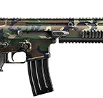 162032 FN 3810169901 SCAR 16S 5.56x45mm NATO 30+1 16.25" Compensated Barrel, Picatinny Rail Aluminum Receiver, Woodland Camo Synthetic Adj Telescopic Stock, A2 Style Grip, Ambidextrous