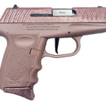 162419 SCCY Industries DVG1RGRG DVG-1 Sub-Compact Frame 9mm Luger 10+1 3.10" Stainless Quadlock Barrel, Rose Gold Glitter Optic Ready/Serrated Stainless Steel Slide, Rose Gold Polymer Frame & Grip