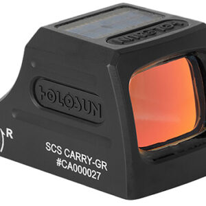 Holosun SCSCARRYGR SCS Carry  Black Anodized 0.90" x 0.63" 2 MOA Green Dot/32 MOA Circle Multi Reticle K Cut Footprint