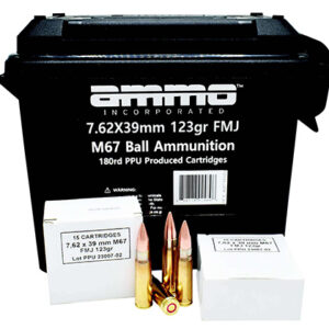 Ammo Inc 762X39123FMJ-B180   7.62x39mm 123 gr Full Metal Jacket/ 180rds