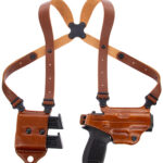 165737 Galco MCII870 Miami Classic II Shoulder System Tan Full Grain Leather