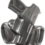 165786 DeSantis Gunhide 086BA1ZZ0 Mini Slide Black Leather Fits Rost Martin RMIC Belt Loop Mount Right Hand