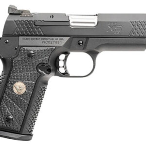 Wilson Combat EDC X9 2.0 9mm pistol with 4" barrel, Black DLC finish and Black G10 Starburst grips