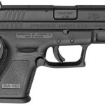 17187 Springfield Armory XD9802HC XD Compact Frame 40 S&W 12+1, 3" Black Melonite Steel Barrel & Serrated Steel Slide, Black Polymer Frame w/Picatinny Rail