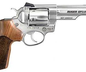 Ruger GP100 Match Champion .357 Magnum 4.2 inch satin stainless revolver with Hogue grip