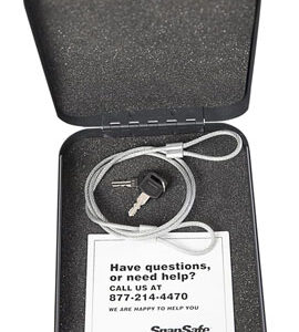 SnapSafe 75220 Lock Box  2XL Key Entry Black Steel 11.50" L x 8.50" W x 2.50" D