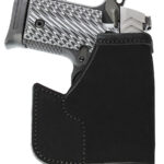 18947 Galco PRO652B Pocket Protector Black Leather Fits S&W M&P Shield/Plus/2.0 Ambidextrous