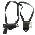 2252 Galco MCII212B Miami Classic II Shoulder System Size Fits Chest Up To 56" Black Leather Harness Fits 1911 Fits 3.50" Barrel Right Hand