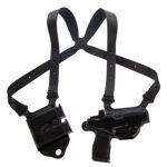 2254 Galco MCII224B Miami Classic II Shoulder System Size Fits Chest Up To 56" Black Leather Compatible w/Glock 17 Gen1-5/19 Gen1-5/22 Gen2-5 Right Hand