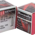 23092 Hornady 22491 ELD Match 22 Cal .224 52 gr Extremely Low Drag Match 100 Per Box/ 40 Case