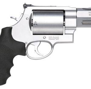 Smith & Wesson Performance Center Model 500 stainless revolver with 3.5 inch barrel and Hi-Viz front sight