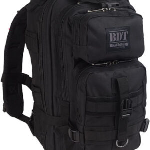 Bulldog BDT410B BDT Tactical  Compact w/ Black Finish, 2 Main & Accessory Compartments, Hydration Bladder Compartment & Molle, Alice Compatible