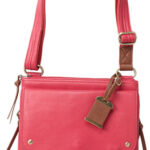 25412 Bulldog BDP036 Cross Body Purse w/Holster Pink Leather Most Sm Pistols & Revolvers Ambidextrous Hand