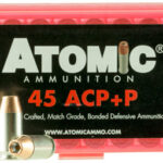 26140 Atomic Ammunition 00412 Pistol Precision Craft 45 ACP +P 185 gr Bonded Match Hollow Point 50 Per Box/ 10 Case