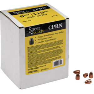 Speer 4712 Handgun  9mm .355 115 gr Round Nose 500 Per Box/ 3 Case