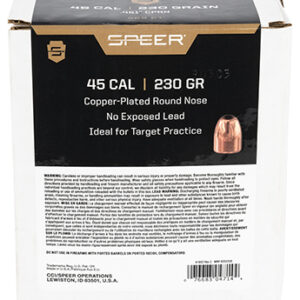Speer 4714 Handgun  45 Cal .454 230 gr Round Nose 500 Per Box/ 3 Case