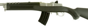 Ruger Mini Thirty 7.62x39 rifle with stainless barrel and black synthetic stock