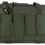 28130 NcStar CVCP2960B36 VISM Carbine Case Black PVC Nylon w/ Lockable Zippers Pockets & Padded Carry Handle