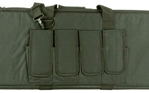 NcStar CVCP2960B36 VISM Carbine Case Black PVC Nylon w/ Lockable Zippers Pockets & Padded Carry Handle