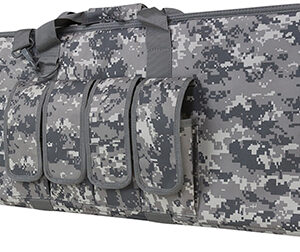 NcStar CVCP2960D36 VISM Carbine Case Digital Camouflage PVC Nylon w/ Lockable Zippers Pockets & Padded Carry Handle
