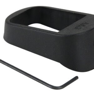 Pachmayr 03850 Mag Sleeve  Compatible w/Glock 17/22/31 Mags To Fit Glock 19/23/32 Models, Black Polymer