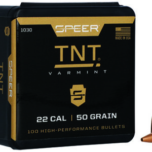 Speer 1030 TNT  22 Cal .224 50 gr Jacket Hollow Point 100 Per Box/5 Case