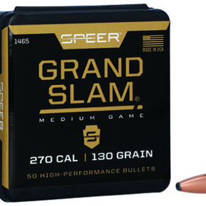 Speer 1465 Grand Slam  270 Cal .277 130 gr Soft Point 50 Per Box/ 5 Case