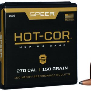 Speer 1605 Hot-Cor  277 Cal .28 150 gr Spitzer Soft Point 100 Per Box/ 5 Case