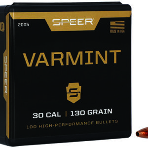 Speer 2005 Varmint  30 Cal .308 130 gr Jacket Hollow Point 100 Per Box/ 5 Case