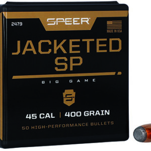 Speer 2479 Hot-Cor  45 Cal .458 400 gr Soft Point Flat Nose 50 Per Box/ 5 Case