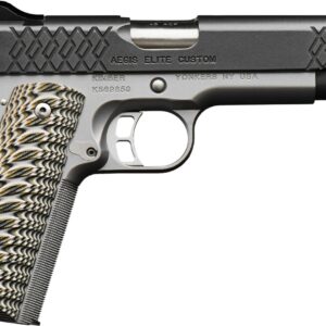 Kimber Aegis Elite Custom 9mm 5-inch pistol with fiber optic front sight and G10 grips