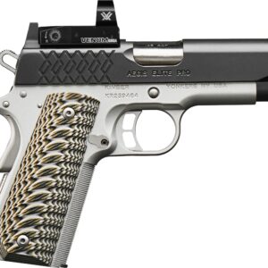 Kimber AEGIS ELTE PRO 9mm pistol with 4-inch barrel and Venom optic, matte black finish
