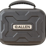 30422 Allen 827 EXO Handgun Case Black Polymer, Molded Carry Handle, Egg Crate Foam & Lockable Zippers 7" x 5.25"