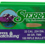 31299 Sierra 7169 Tipped MatchKing .22 Cal .224 69 gr Tipped MatchKing/ 100 Per Box