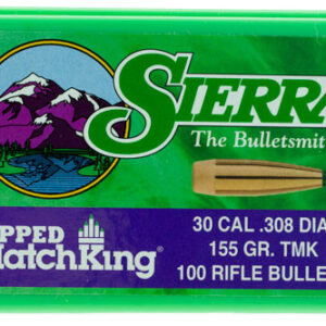 Sierra 7755 Tipped MatchKing  30 Cal .308 155 gr Tipped MatchKing/ 100 Per Box