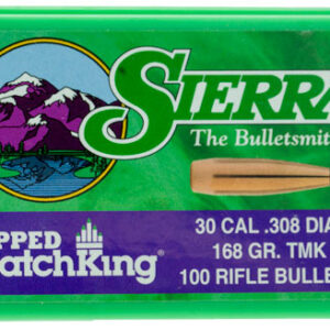Sierra 7768 Tipped MatchKing  30 Cal .308 168 gr Tipped MatchKing/ 100 Per Box