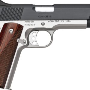 Kimber Custom II Two-Tone .45 ACP 5 inch pistol stainless frame polished black slide